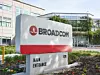 Eingang zum Broadcom Headquarter in San Jose USA