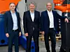 Die Cloos-Geschäftsführung von links nach rechts: Alexander Veidt (CFO), Sieghard Thomas (CEO) und Stephan Pittner (CTO).