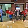 Der amerikanische Roboterhersteller Rethink Robotics hat die beiden Roboter 'Baxter‘ (im Bild) und 'Sawyer‘ im Portfolio. Es handelt sich um kollaborierende Roboter, die ohne Schutzzaun direkt mit Menschen zusammenarbeiten können. -