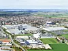 Lufaufnahme vom Grob-Stammsitz in Mindelheim.