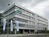 Siemens Gebäude mit Siemens Logo