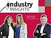 Industry Insights Titelbild mit den Moderatorinnen Anja Ringel (links) und Julia Dusold (mitte) sowie Gast Andreas Langfeld (rechts)