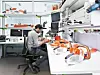 Stihl-Mitarbeiter im Büro