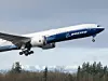 Boeing 777X Flugzeug beim Start