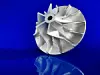 Mittels Metal-Binder-Jetting hergestelltes Turbinenrad