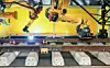 Fanuc Industrie-Roboter reparieren Bahnstrecken im Schienennetz