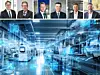 Im dritten Teil der Industrietrends sprechen(von links) Hartmut Rauen (VDMA), Markus Heering (VDW), Andreas Gontermann (ZVEI), Stephan Mayer (Trumpf), Johannes Ketterer (Schunk) und Georg Stawowy (Bürkert) über das Thema Automatisierung.