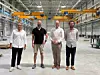 Caracol übernimmt Webers Additive-Manufacturing-Geschäft. Von links nach rechts: Francesco De Stefano, CEO von Caracol, Ludwig Weber, Geschäftsführer bei Weber, Dr. Markus Weber, Geschäftsführer bei Weber, und Paolo Cassis, COO von Caracol.