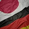 Flaggen Deutschland Japan