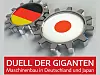 Vergleich zwischen dem Maschinenbau in Deutschland und dem Maschinenbau in Japan.