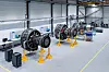Im Lufthansa Technik Qualifizierungszentrum stehen 3 praktische Trainingseinheiten an CFM56-Trainingsmotoren zur Verfügung