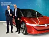 Dr. Herbert Diess, CEO von Volkswagen und Satya Nadella, CEO von Microsoft