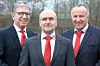 ochen Kirchner, Jörg Nagel und Tobias Weiß (von links) bilden die Geschäftsführung des Steigtechnik- und Automotive-Spezialisten Hymer-Leichtmetallbau