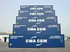 CMA CGM Containerstapel