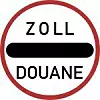 Zoll-Schild Trump