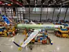 Airbus Fertigung eines Flugzeuges in einer Halle