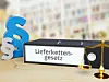 Ordner auf dem Lieferkettengesetz steht