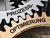 3D Illustration Zahnräder Prozess Optimierung