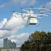 Volocopter Drohne in der Luft