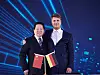 Harald Krüger (Vorstandsvorsitzender der BMW AG) mit Parteisekretär Chen Qiufa (CPC Liaoning Committee)