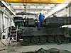 Rolls-Royce Power Systems stellt unter anderem die Motoren für die Leopard- und Puma-Panzer her. Das Bild ist aus der HIL-Panzerwerkstatt in Munster.