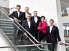 Das neue ZF-Vorstandsteam (von links nach rechts): Michael Frick, Dr. Martin Fischer, Vorstandsvorsitzender Dr. Holger Klein, Dr. Peter Laier, Sabine Jaskula und Stephan von Schuckmann.