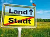 Stadt-Land-Schild