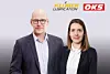 Dr. Wolfgang Sammer, Executive Vice President Sales/Marketing Klüber Lubrication und Diana Stirner, CEO OKS