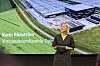 Daimler Trucks CEO Karin Rådström - im Bild bei bei der Eröffnung des Global Parts Centers in Halberstadt - musste für 2025 einen Gewinneinbruch um 34 Prozent vermelden.