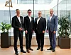 Das neue WZL-Direktorium (v.li.): Prof. Robert Schmitt, Prof. Michael Riesener, Prof. Wolfgang Boos und Prof. Christian Brecher.