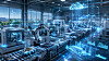 Vernetzte Produktion in der digitalen Fabrik: IT/OT-Konvergenz, Echtzeitdaten und automatisierte Fertigung werden zur Basis für mehr Effizienz, Flexibilität und Nachhaltigkeit.