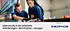 Header zum Whitepaper: Cybersecurity in der
Lieferkette - Anforderungen – Best Practices – Lösungen. Zwei Techniker beugen sich über eine Maschinenkomponente in einer Werkhalle.