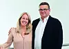 Susanne Kunschert und Thomas Pilz, geschäftsführende Gesellschafter der Pilz GmbH & Co. KG.