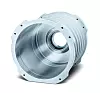 Das Bild zeigt ein E-Motor-Gehäuse aus Aluminium.