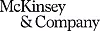 Schwarzes McKinsey-&-Company-Logo auf weißem Hintergrund.
