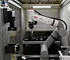 ABB Robotor in der Laboranwendung, wo das Öffnen und anschließende Wiederverschließen von Probengefäßen automatisiert wurde.